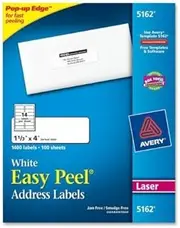 Easy Peel(R) Address Labels with Sure Feed(TM), 1400/BX
