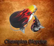 ORIGINAL! BEACH CRUISERS SADDLE 841 FLAMES. (BACK IN STOCK) HURRY!!