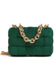 Bottega Veneta Chain Cassette in Emerald Green