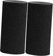 WHAMVOX 2pcs Skate Ankle Sleeves Running Gel Comfy Brace Silicone Gel Professional Ankle Pad Cross Ankle Sleeve Padded Skate Socks Ankle Protection Emulsion Black Breathable Ankle Cover