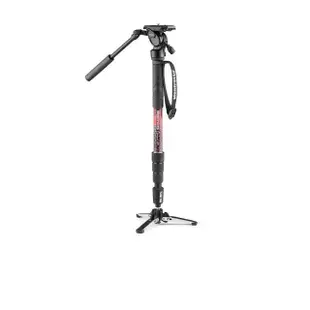 【Manfrotto 曼富圖】Element MII 錄影單腳架套組 MVMELMIIA4LIVE(公司貨)