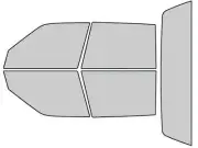 Rtint for Chrysler New Yorker 1990-1993 Precut Window Tint Kit (20% Film VLT) (for: Chrysler)