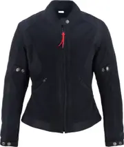 Helstons Stoner Evo Air Mesh Ladies Motorcycle Textile Jacket, black, Size S for Women