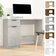 Desk Engineered Wood Computer Study Table with Drawer Multi Colours vidaXL