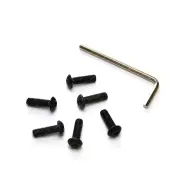 SAAS Steering Wheel Boss Kit Black Allen Key Screws Suit Classic Steering Wheels