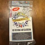 Glass Chalk Original Back To School Stencil Kit Classroom Inspiration Fun & New