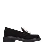 Roger Vivier Viv' Rangers Buckle-Detailed Loafers 39.5 black