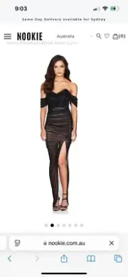 Dita mesh Gown, Size M, Never Worn. $399 on Nookie Website