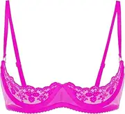[Yhong] Womens Floral Sexy Bra Stretchy Straps Lingerie Solid Color Shirt Tops Casual Wear