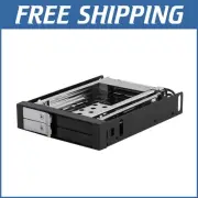 Dual 2.5” SSD/HDD Hot Swap Mobile Rack Cage for Peak Performance & Security