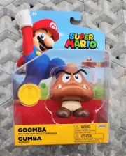 Goomba Action Figure w Coin - Super Mario - Jakks Pacific - New in Box