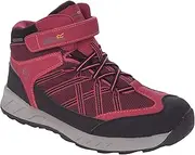 [REGATTA] Unisex Kid's Samaris V Junior Waterproof Hiking Boot High Rise, Blue (Prussian/Neon Spring Abm), 1 (33 EU)