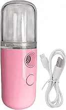Portable Facial Steamer, Cordless Deep Hydrating Facial Steamer, Steam Face Treattment Device, Travel-Friendly Moisturising Face Mist with 30 ml Tank for Home and Bedroom Use