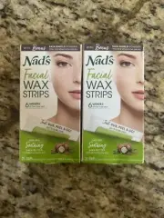 Lot Of 2 Nads Facial Wax Strips - Facial Hair Removal