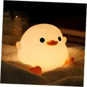 DoDo Duck Night Light, Cute Duck Lamp, Silicone Dimmable Nursery Nightlight,