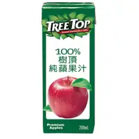 在飛比找蝦皮商城優惠-TREE TOP樹頂100%純蘋果汁200mlx24