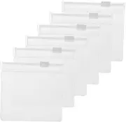 [MUSISALY] 12pcs Clear Travel Medicine Pouches Reusable Self Sealing Bags for Organizing Essentials Lightweight Compact for Travel Camping and Daily Use