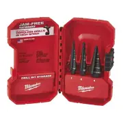 MILWAUKEE 48-89-9221 HSS Step Drill Bit Set 1/8-7/8", 3 pcs