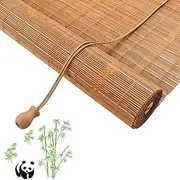 Natural Bamboo Roller Blinds, Bamboo Blind for Outdoor and Indoor, 40cm/60cm/80cm/90cm/100cm/150cm/160cm Wide, Natural Wooden Window Decorative Curtain, Sunscreen Drape for Windows (Size : 40cmx180cm