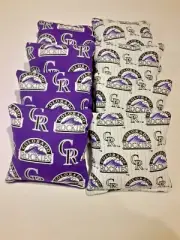 8 Cornhole Bag Set Corn Hole Colorado Rockies