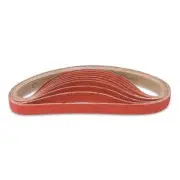 MetalMaster - 3/8" x 13" Ceramic Abrasive File Belts 36 Grit - 10 Ea