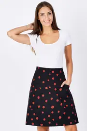 Patch Pocket Aline Skirt--ESS-W173F