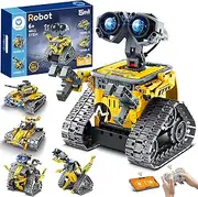 Sillbird STEM Building Toys, Remote & APP Controlled Creator 3in1 Wall Robot/Explorer Robot/Mech Dinosaur Toys Set, Creative Gifts for Boys Girls Kids Aged 6 7 8-12, New 2022 (434 Pieces)