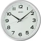 Seiko Malvie Compact Wall & Desk Clock, Silver, 22cm