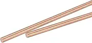 uxcell 3mm Diameter 250mm Length Solid Copper Round Rod Lathe Bar Stock for DIY Craft CNC Cutting Pack of 2