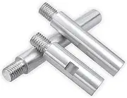 3 Pcs Angle Grinder Extension Connecting Rod, M14 Thread Adapter Polishing Pad Angle Grinder Lengthen Connection Rod Rotary Extender Shaft 75mm 100mm 140mm