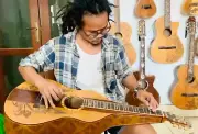 Blueberry Handmade Lap Steel Hawaiian Acoustic Guitar Pre-Order 90 Days