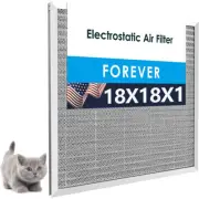 18x18 Electrostatic Air Filter 5 Layers Washable Aluminum AC/HVAC Furnace Filter