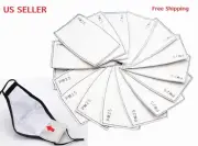 PM2.5 Activated Carbon Filter 5 Layer Replaceable For Face Mask Cover Safety
