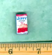 Dollhouse MINIATURE Size Jiffy Pie Crust mix Box