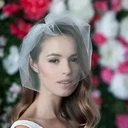 [VRINO] Bridal Birdcage Veil Birdcage Blusher Tulle Bridal Birdcage Veil Tulle Veil Wedding Accessories
