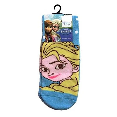 Frozen Girls Slipper Socks featuring a delightful Elsa design NEW
