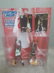 1997 Classic Doubles Bill Russell/Wilt Chamberlain starting lineup FASC