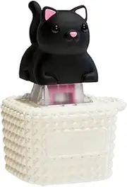 Meowkey-Fidget Toythat Meows, Meowing Cat Toy, Rechargeable Fidget Toy, Long Working Life Span, Easy to Carry, 3x3x5cm for Home, School, Studio, Travelling