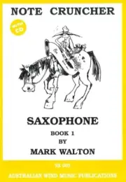 Note Cruncher Alto/Tenor Sax Book 1 Book/CD (Softcover Book/CD)