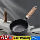 13cm Cast Iron Saucepan Mini Egg Frying Pan Nonstick Small Soup Pot Milk Pan HOT