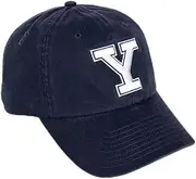 Desert Cactus Yale University Baseball Hat Bulldogs Brimmed Embroidered Hats Cap Adjustable Cloth Strap Adult (Style A1) Blue, Blue, One Size