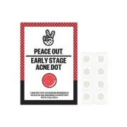 PEACE OUT Early Stage Acne Dots - Acne-Fighting Pimple Patches, Salicylic Acid U