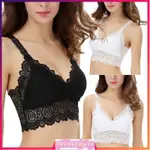 SUMMER FULL LACE V NECK HALF WRAPPED CHEST SHORT CAMISOLE