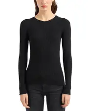 Emporio Armani Ribbed Crewneck Sweater