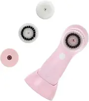 Healeved Face Brush Exfoliating Brush Automatic Facial Face Cleaning Brush Face Wash Facial Cleaner Face Scrubber Face Cleaner Electric Facial Pore Cleaner Face Cleaning Machine Pink Abs