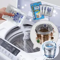 在飛比找松果購物優惠-【日本泡泡天使 洗衣機清潔劑】清潔泡泡粉 免手刷 除水垢 洗