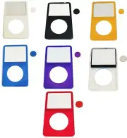 iPod Video Classic 5th 5.5 Gen Plastic Faceplate + Center Button Combo