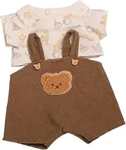 Perfk 38cm Plush Doll Clothes Doll Outifits Stuffed Animals Clothes Costumes, Photo Props,Stylish Comfortable Cute Doll Clothing