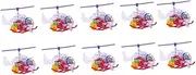 Funny Helicopter Clockwork Toys Wind-up Plaything for Boys Boys and Girls Party Favors Random