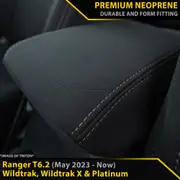 Ford Next-Gen Ranger T6.2 Wildtrak, Wildtrak X & Platinum Premium Neoprene Console Lid (Available)
